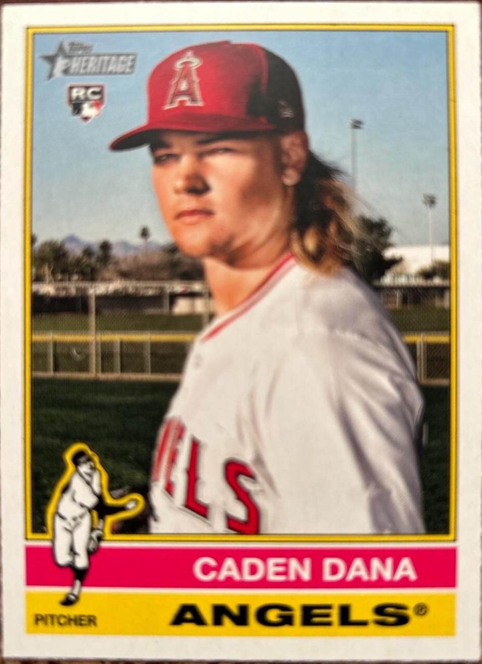 Caden Dana #378 Baseball Cards 2025 Topps Heritage