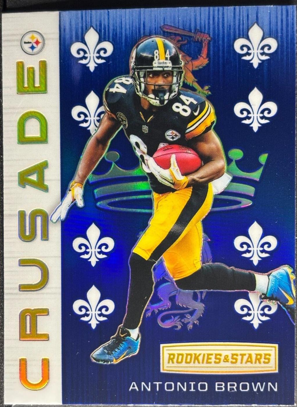 Antonio Brown #CRU-11 Football Cards 2018 Panini Rookies & Stars Crusade