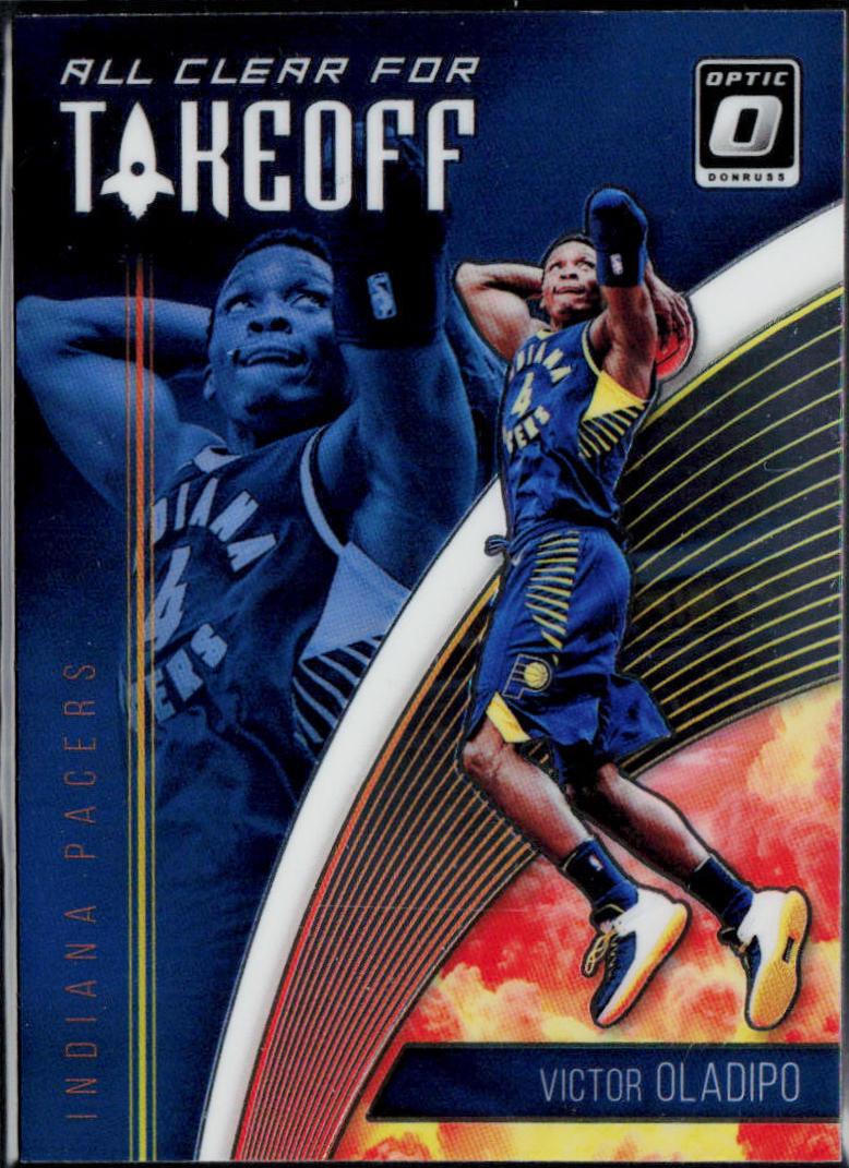 Victor Oladipo #2 Basketball Cards 2018 Panini Donruss Optic All Clear for Takeoff