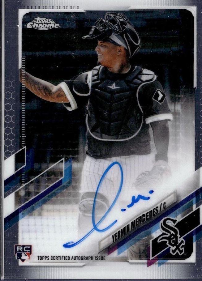 Yermin Mercedes #RA-YM 2021 Topps Chrome Baseball Rookie Autographs