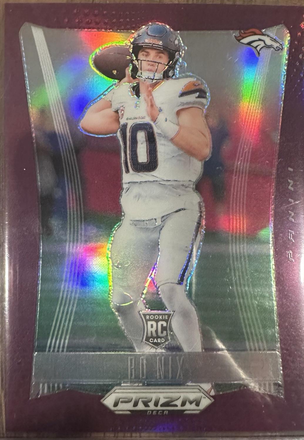 Bo Nix #92 2024 Panini Prizm Deca Football