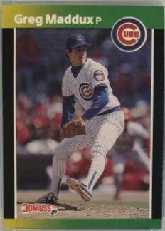 Greg Maddux #37 Baseball Cards 1989 Donruss Baseball's Best