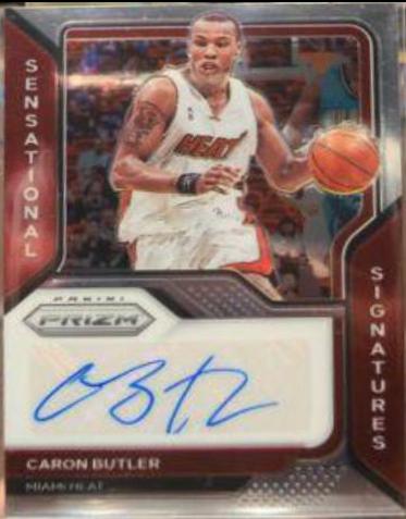 Caron Butler Basketball Cards 2020 Panini Prizm Sensational Signatures