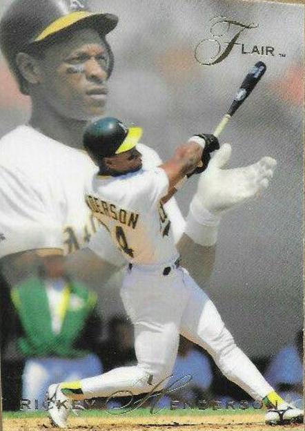 Rickey Henderson #260 Baseball Cards 1993 Flair