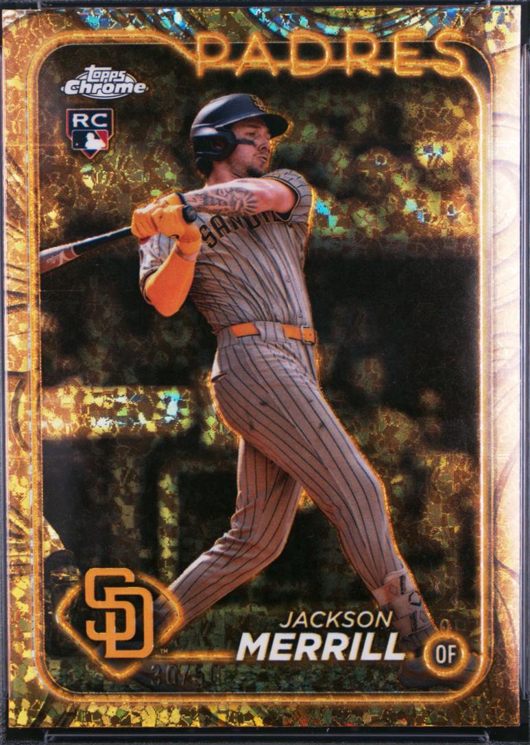 Jackson Merrill [Mini-Diamond Gold Refractor] #17