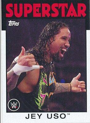 Jey Uso #17 Wrestling Cards 2016 Topps WWE Heritage