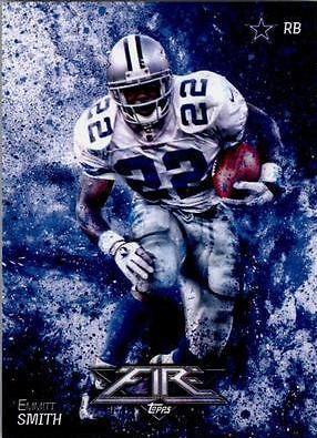 Emmitt Smith #1 Football Cards 2014 Topps Fire