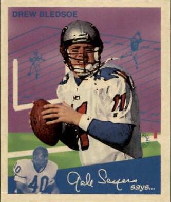 Drew Bledsoe #11 Football Cards 1997 Fleer Goudey II