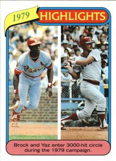 Carl Yastrzemski, Lou Brock