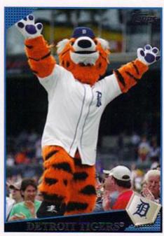 Paws #DET15 Baseball Cards 2009 Topps Team Set Detroit Tigers