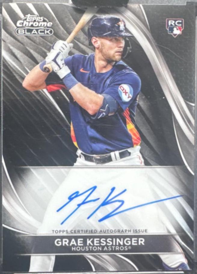 Grae Kessinger #CBA-GK Baseball Cards 2024 Topps Chrome Black Autograph