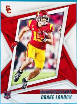 Drake London #11 Football Cards 2022 Panini Chronicles Draft Picks Rookies and Stars