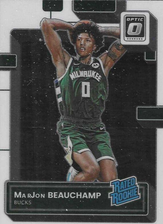 MarJon Beauchamp #210 Basketball Cards 2022 Panini Donruss Optic