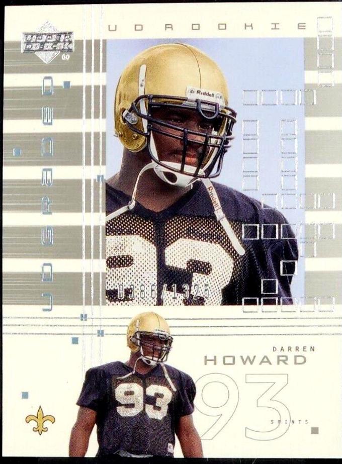 Darren Howard #128 2000 Upper Deck Graded Football