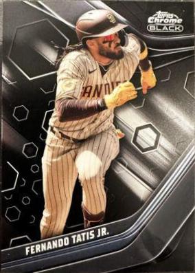 Fernando Tatis Jr. #94 Baseball Cards 2023 Topps Chrome Black