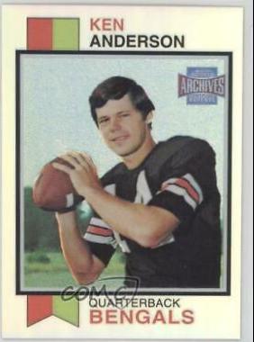 Ken Anderson #48 Football Cards 2001 Topps Archives Reserve