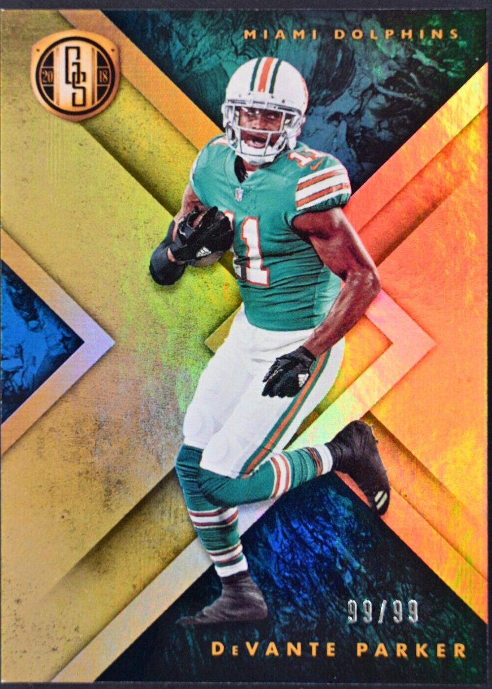 DeVante Parker #10 Football Cards 2018 Panini Gold Standard