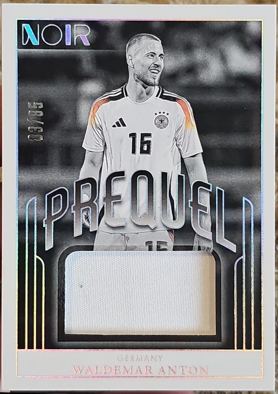 Waldemar Anton #3 2024 Panini Noir Prequel Materials Soccer