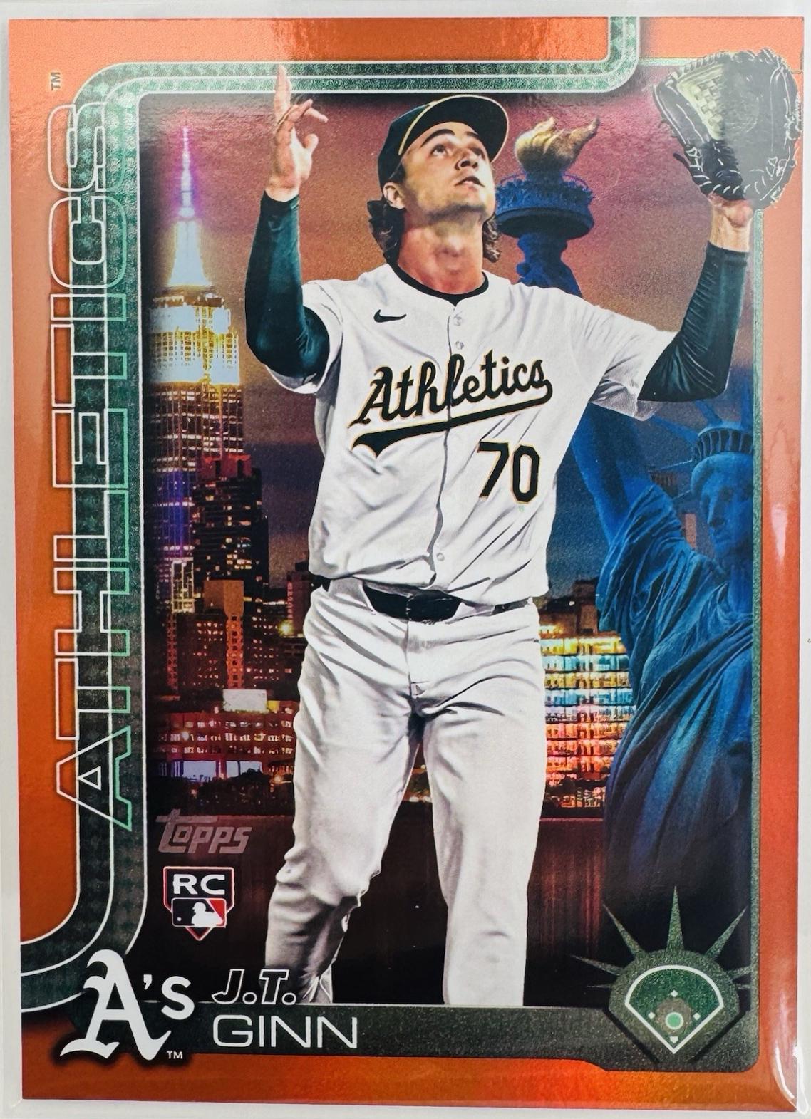 J.T. Ginn [Orange Holo Foil] #465