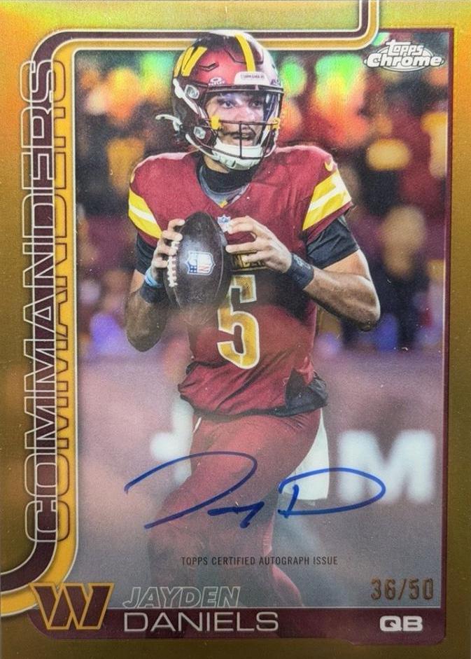 Jayden Daniels [Gold Refractor] #BA-JD