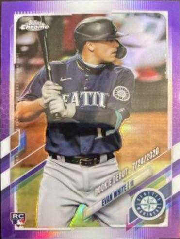 Evan White #USC46 Baseball Cards 2021 Topps Chrome Update