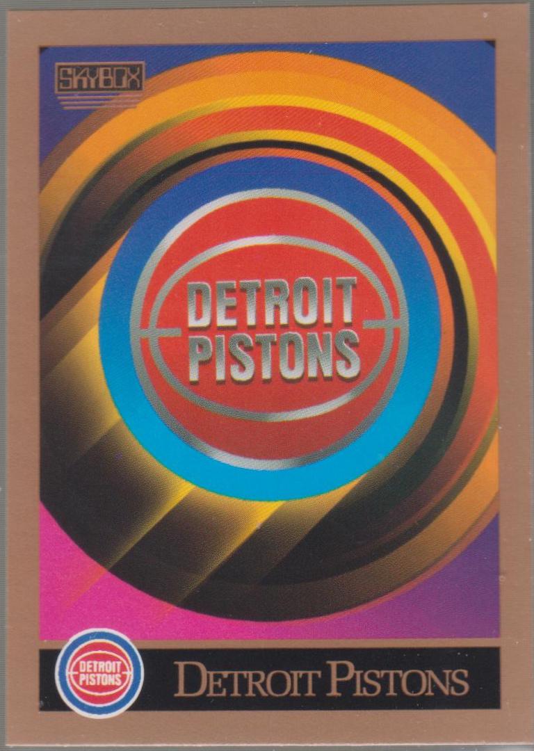 Detroit Pistons Team Checklist