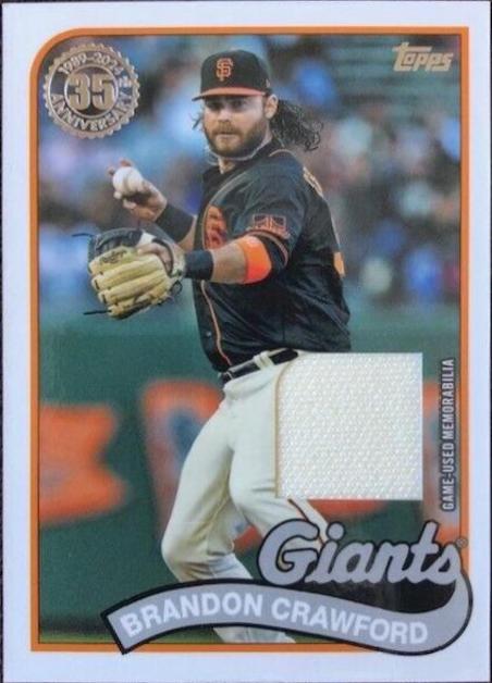 Brandon Crawford #89BR-BC 2024 Topps 1989 Relic Baseball