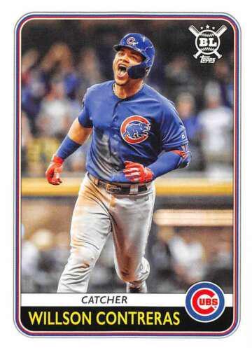 Willson Contreras #9 Baseball Cards 2020 Topps Big League