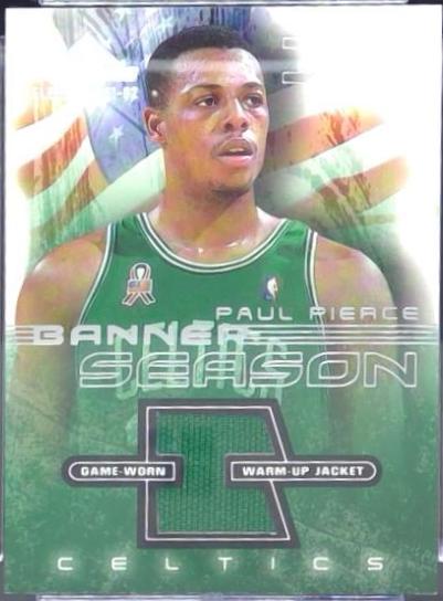 Paul Pierce Basketball Cards 2001 Fleer Marquee Banner Season Game