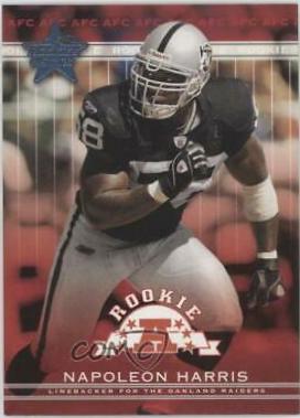 Napoleon Harris #193 Football Cards 2002 Leaf Rookies & Stars