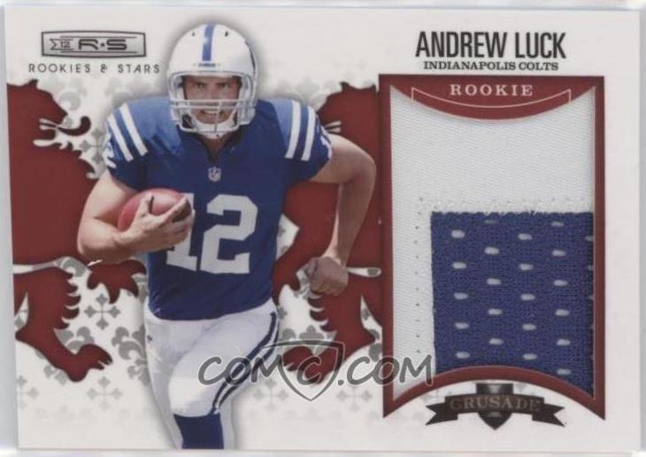 Andrew Luck #12 Football Cards 2012 Panini Rookies & Stars Rookie Crusade
