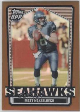Matt Hasselbeck [Chrome Bronze Refractor] #31