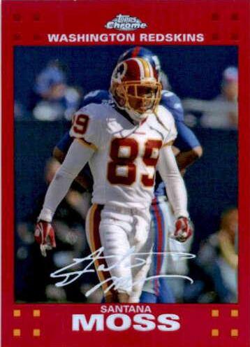 Santana Moss #TC140 2007 Topps Chrome Football