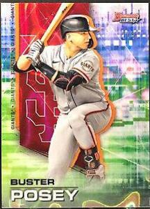 Buster Posey [Red Lava Refractor] #48