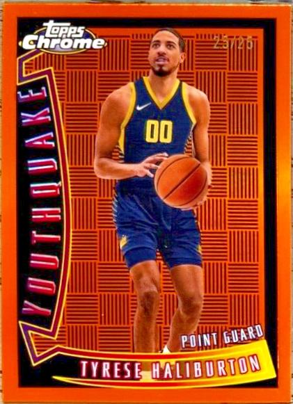 Tyrese Haliburton [Orange Refractor] #YQ-15