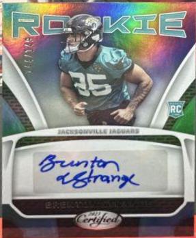 Brenton Strange #RS-13 Football Cards 2023 Panini Certified Rookie Signatures