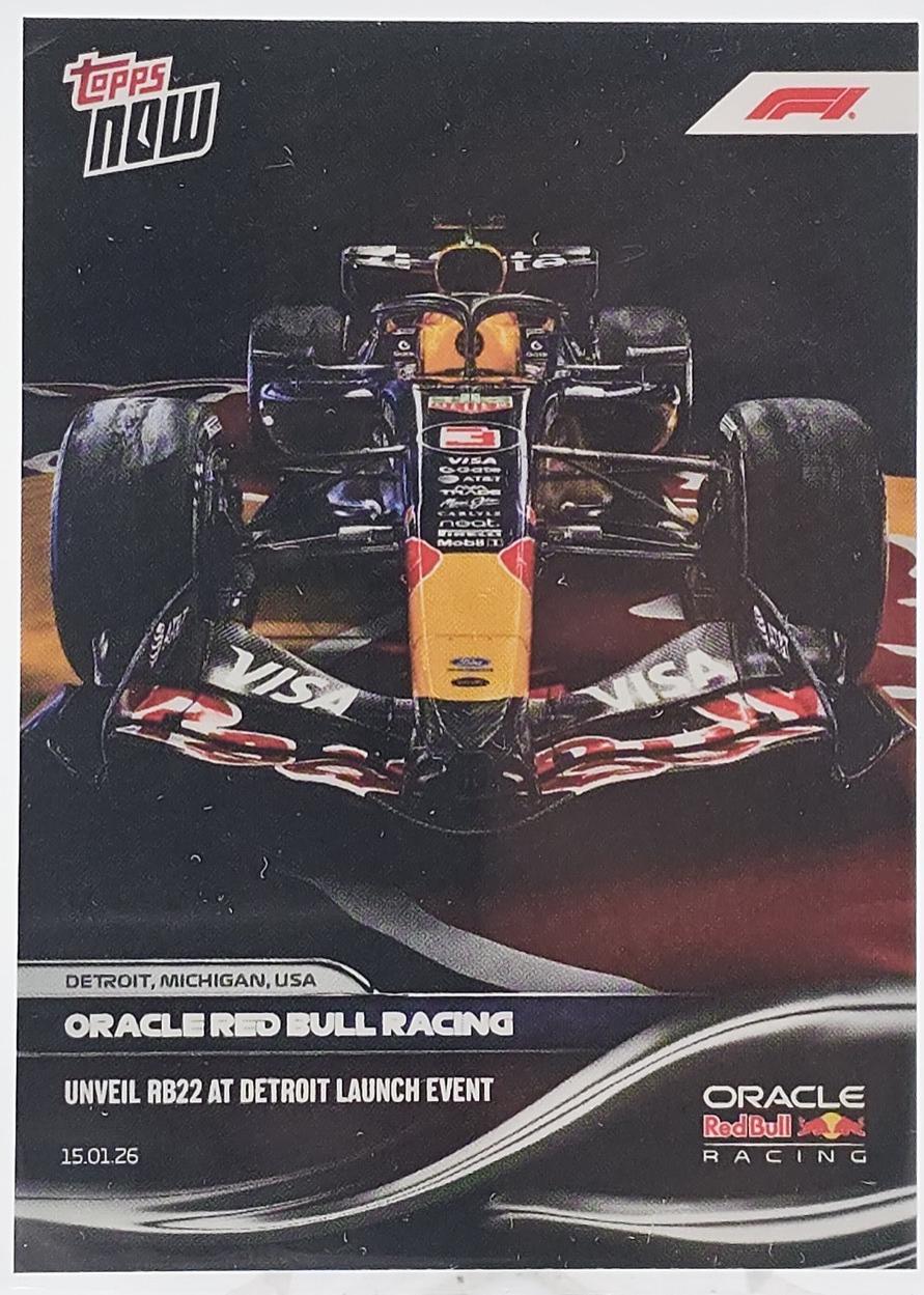 Oracle Red Bull Racing [Red Foil] #1 Prices | 2026 Topps Now Formula 1 ...