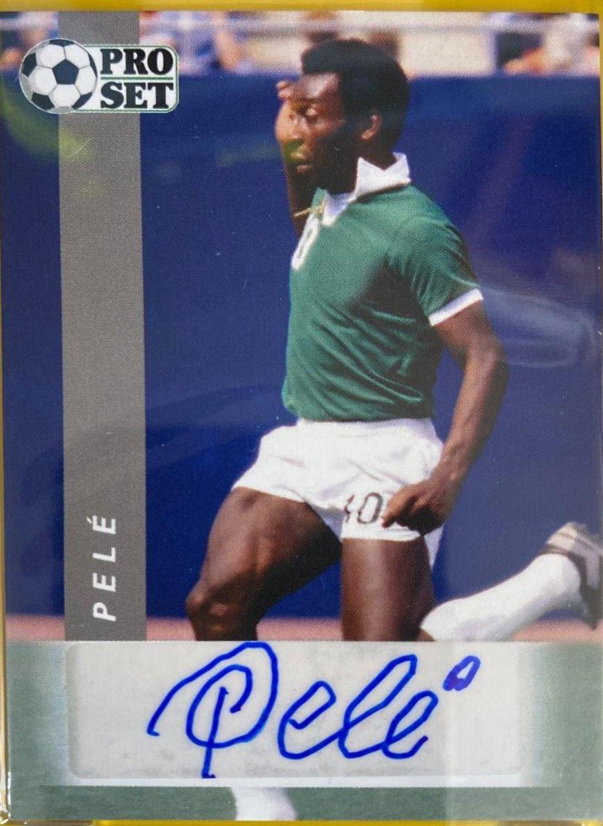 Pele #PS-P1 Soccer Cards 2022 Pro Set Autographs