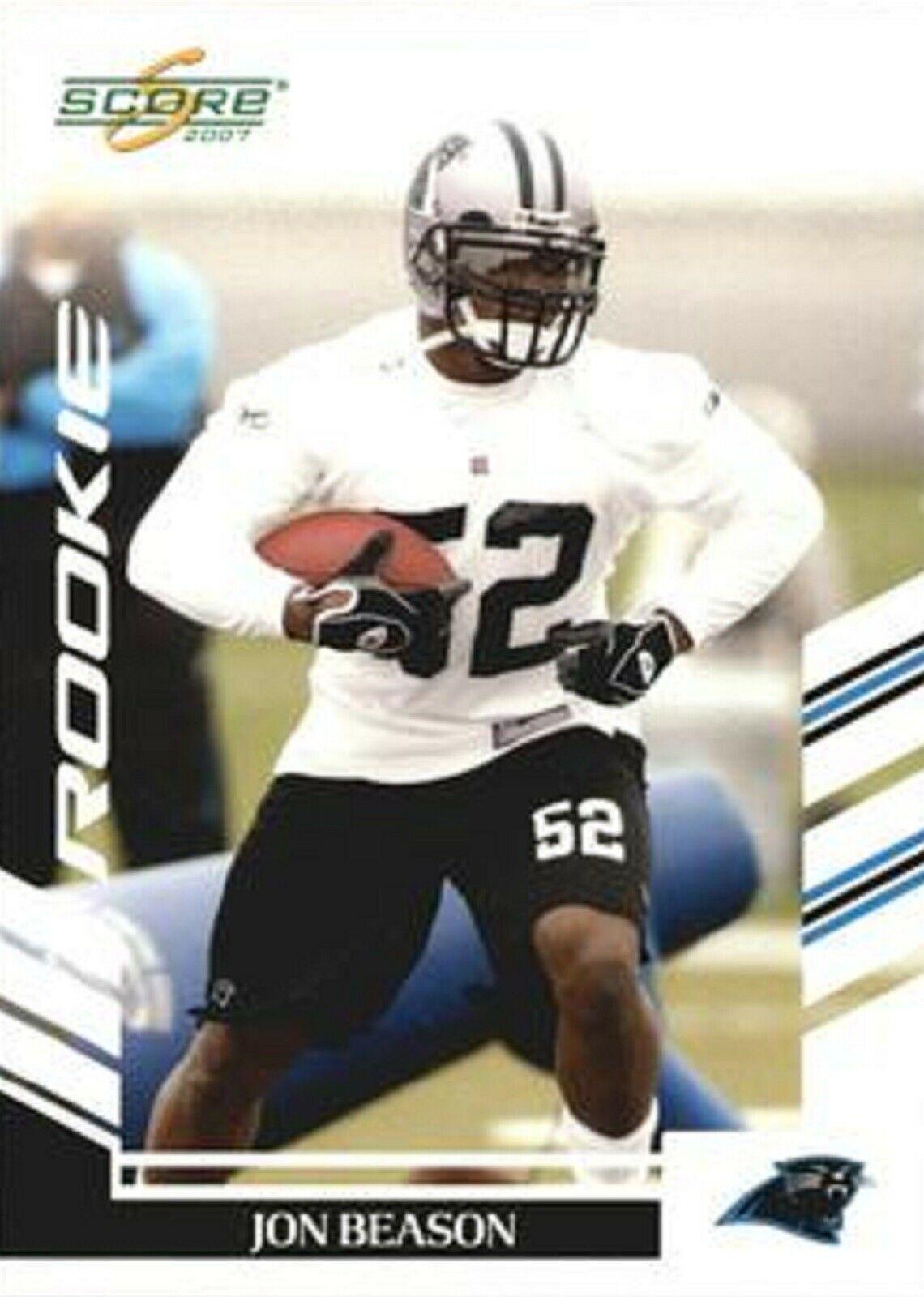 Jon Beason #324 Football Cards 2007 Panini Score