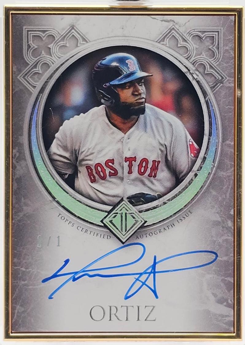 David Ortiz #TCA-DO 2023 Topps Transcendent Gold Frame Autographs Baseball