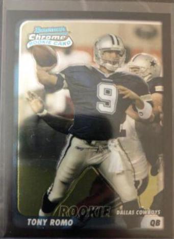 Tony Romo #144 Football Cards 2003 Bowman Chrome
