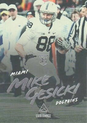 Mike Gesicki #173 2018 Panini Luminance Football