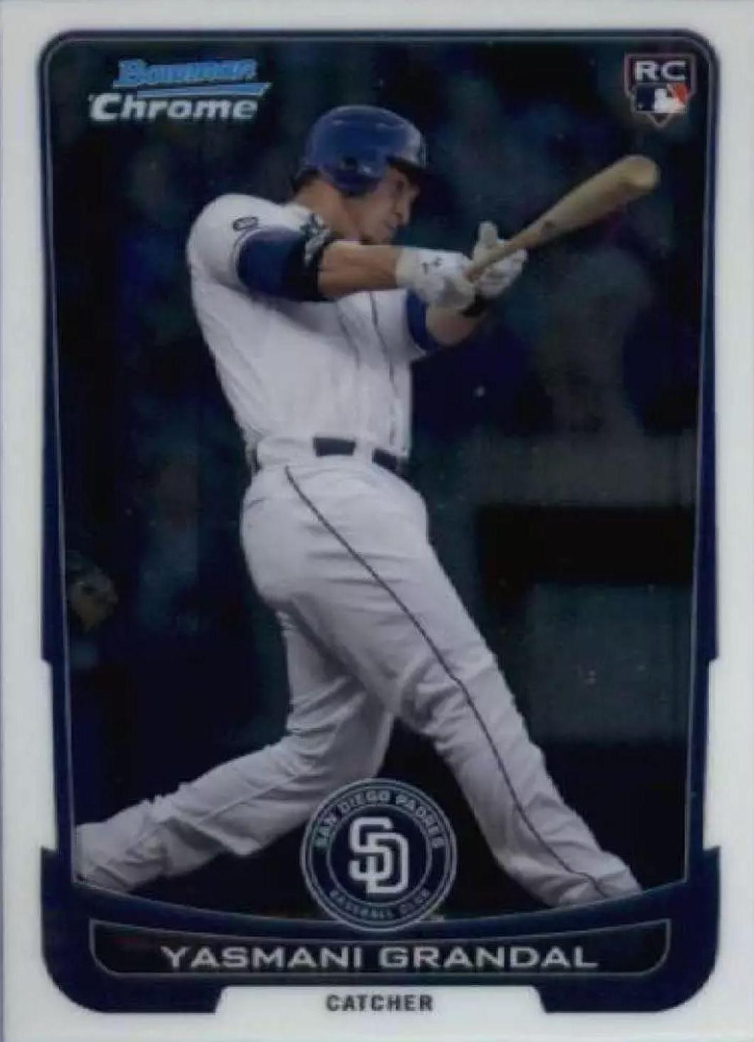 Yasmani Grandal #7 Baseball Cards 2012 Bowman Chrome Draft