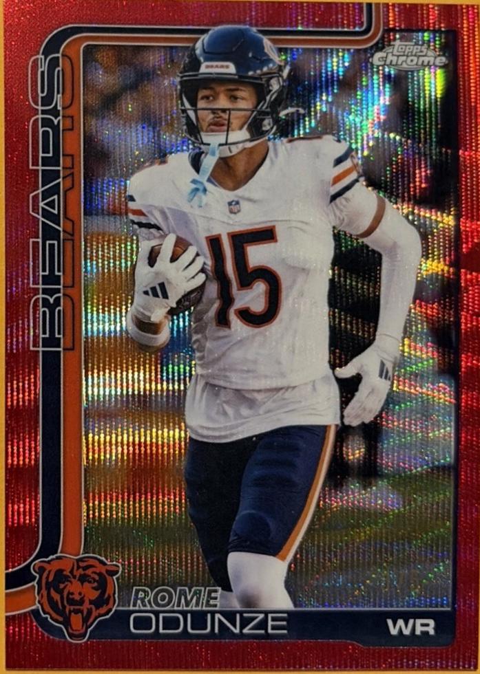 Rome Odunze [Red Wave Refractor] #49