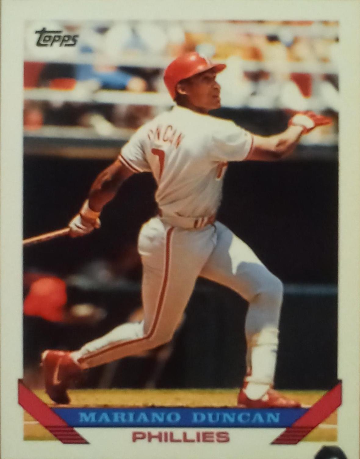 Mariano Duncan #371 Baseball Cards 1993 Topps