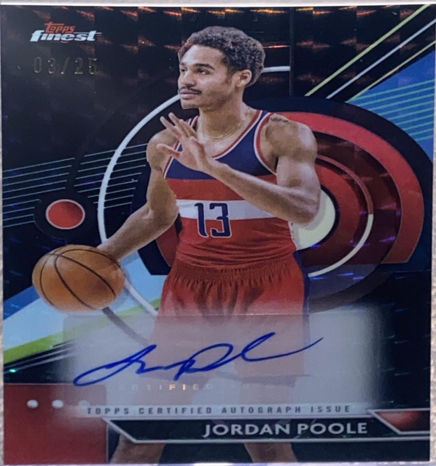 Jordan Poole [Black Geometric Refractor] #FA-JP