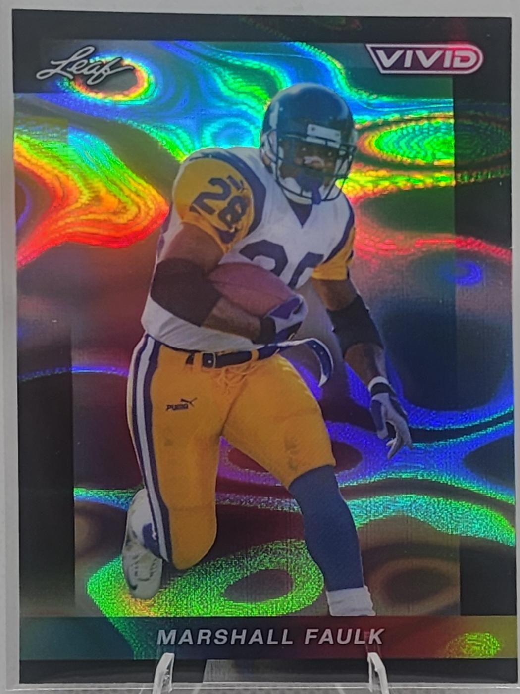Marshall Faulk [Black Prismatic] #69