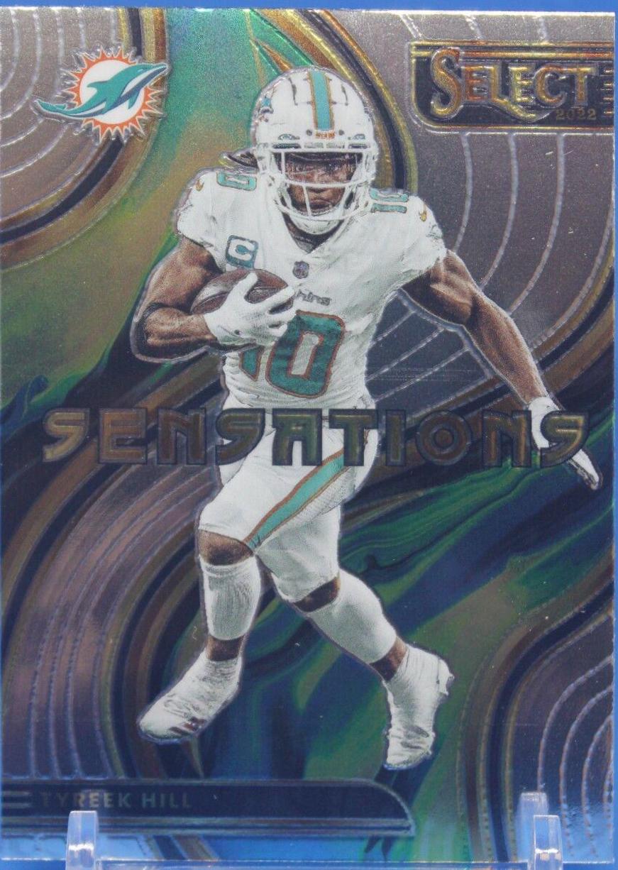Tyreek Hill #SEN-16 Football Cards 2022 Panini Select Sensations