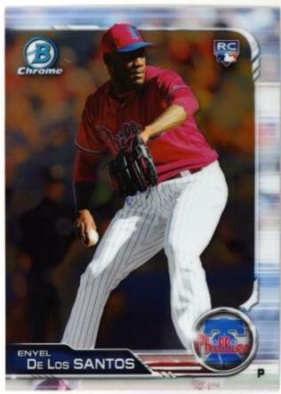 Enyel De Los Santos #36 Baseball Cards 2019 Bowman Chrome