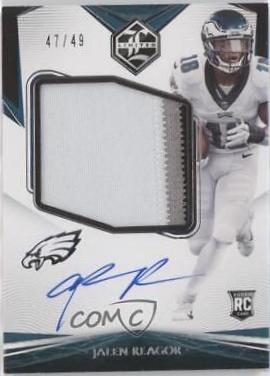 Jalen Reagor [Patch Autograph Silver] #157